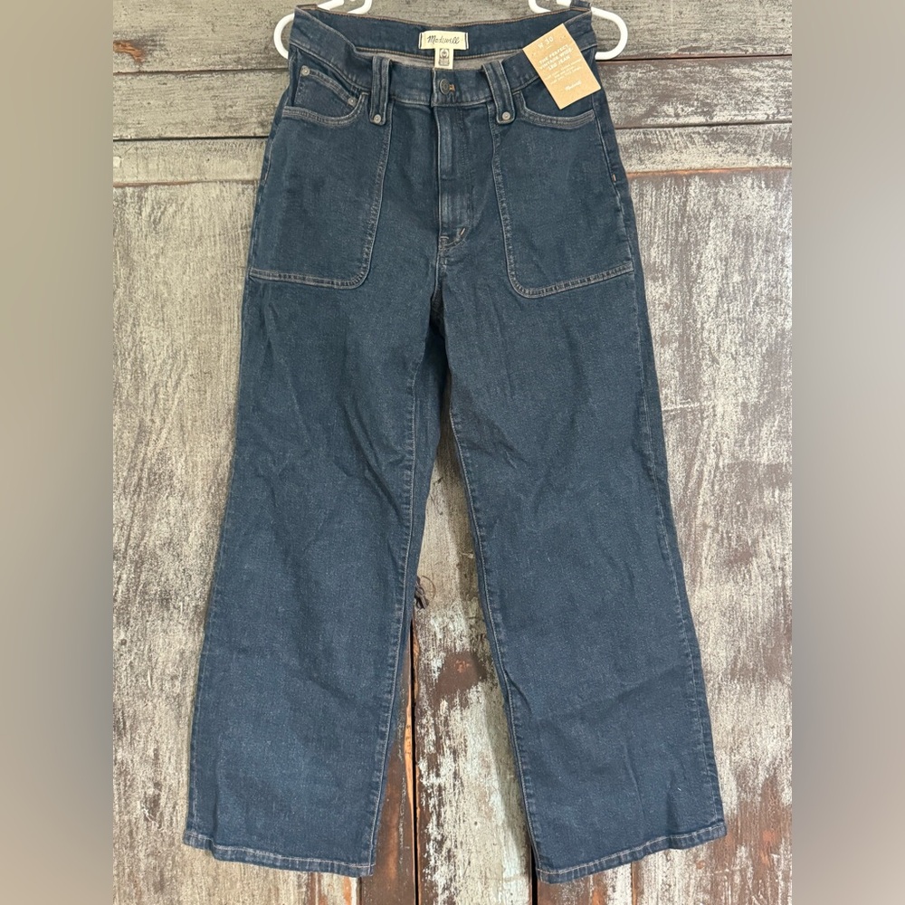 Madewell Dark Blue Flare Jeans